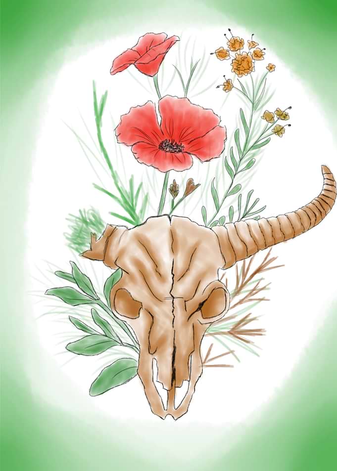 Skulls and Poppies