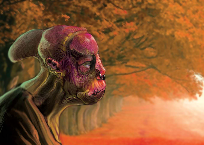 Orc in nature