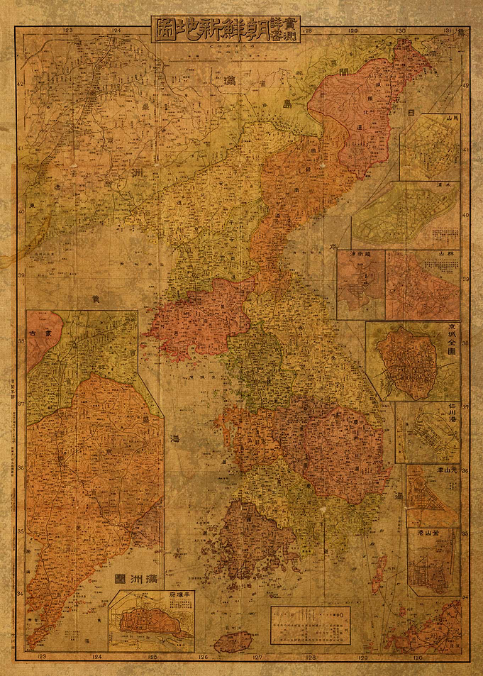 Map of Korea 1911