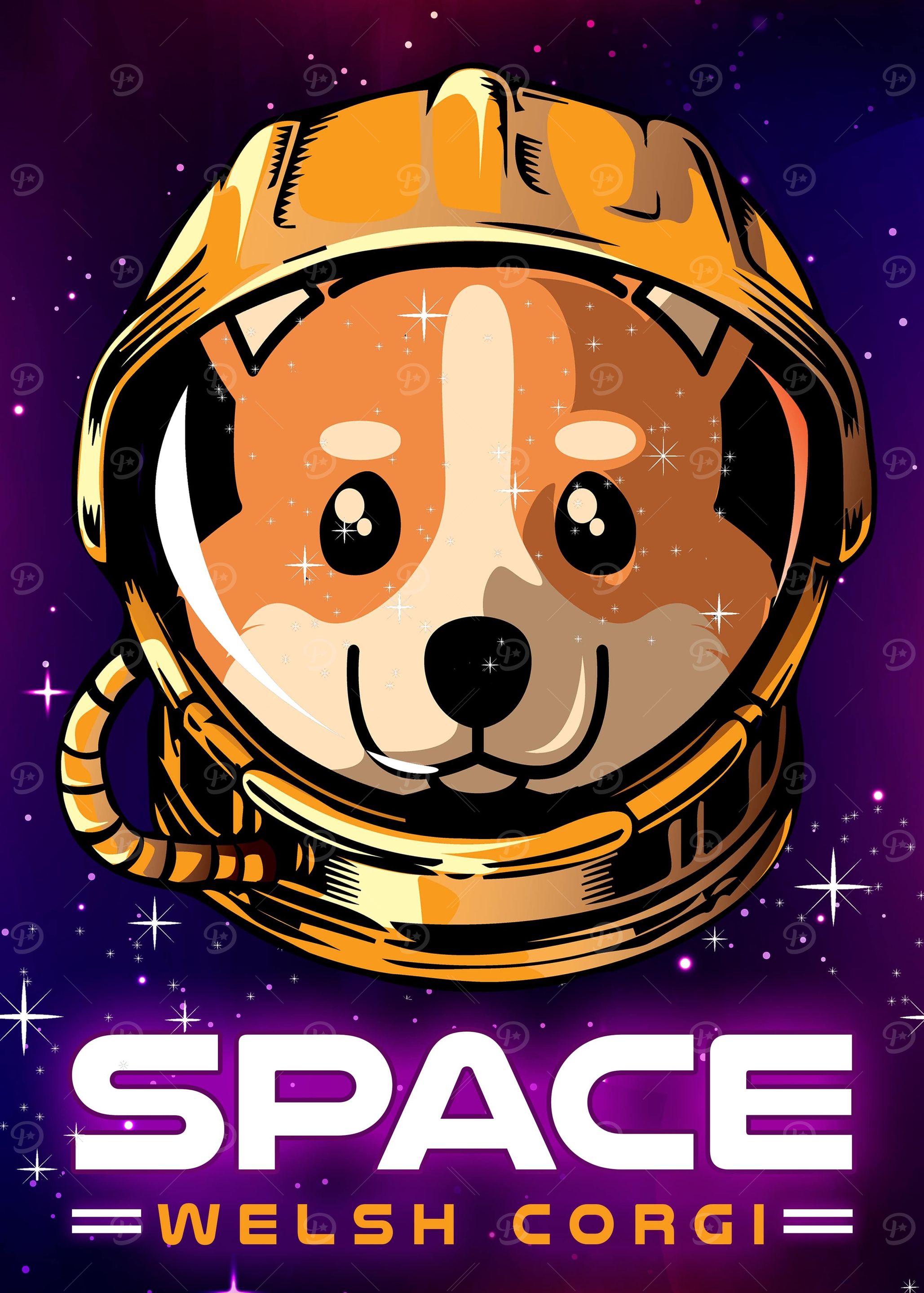 Space Welsh Corgi