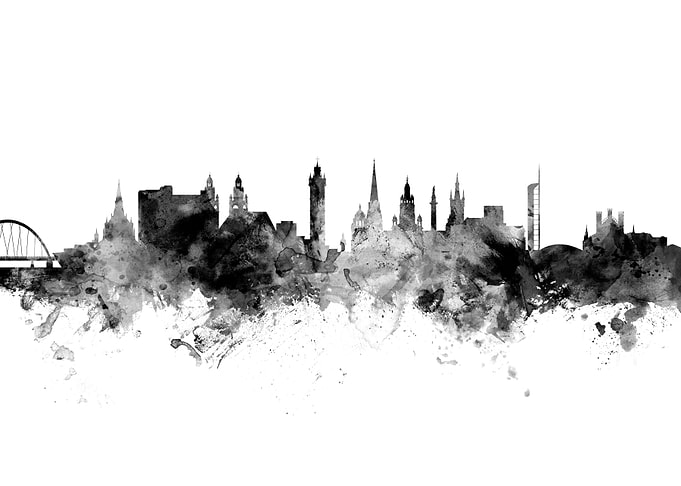 Glasgow Scotland Skyline