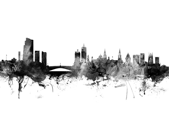 Leeds England Skyline