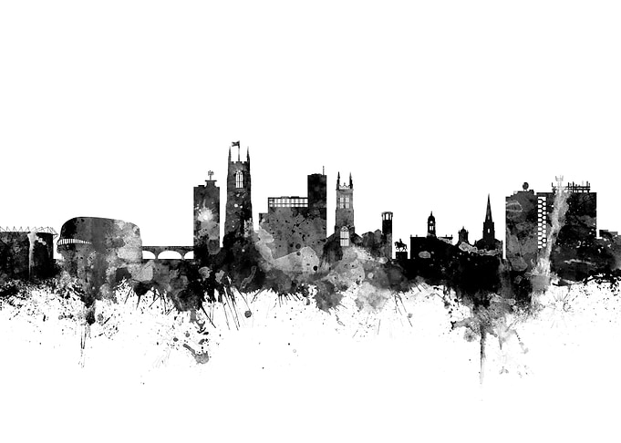 Derby England Skyline