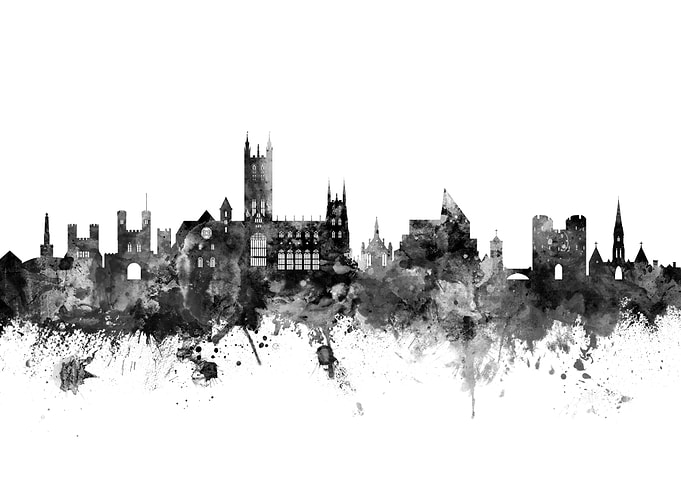 Canterbury England Skyline