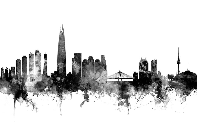 Seoul South Korea Skyline