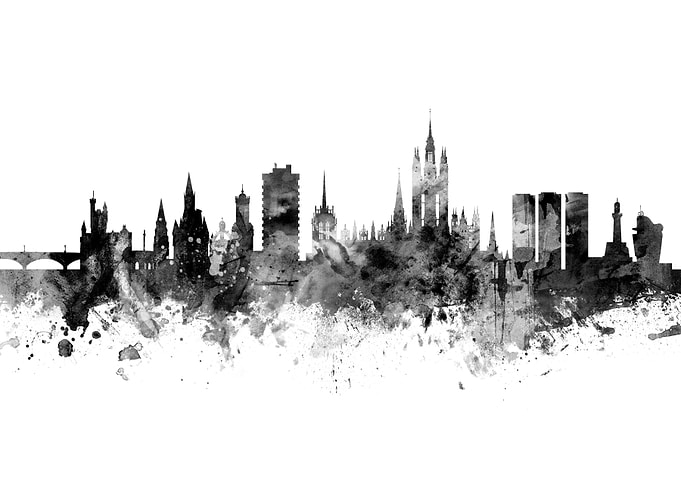 Aberdeen Scotland Skyline