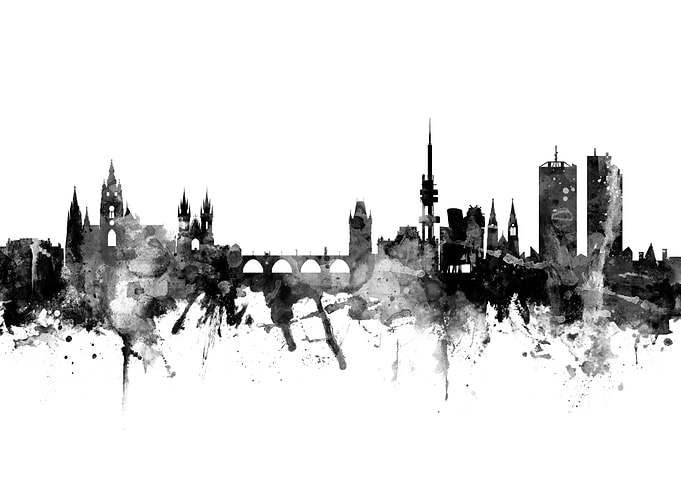 Prague Skyline