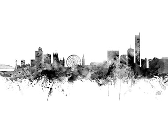 Manchester England Skyline