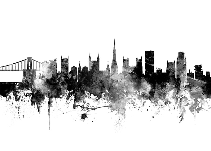 Bristol England Skyline