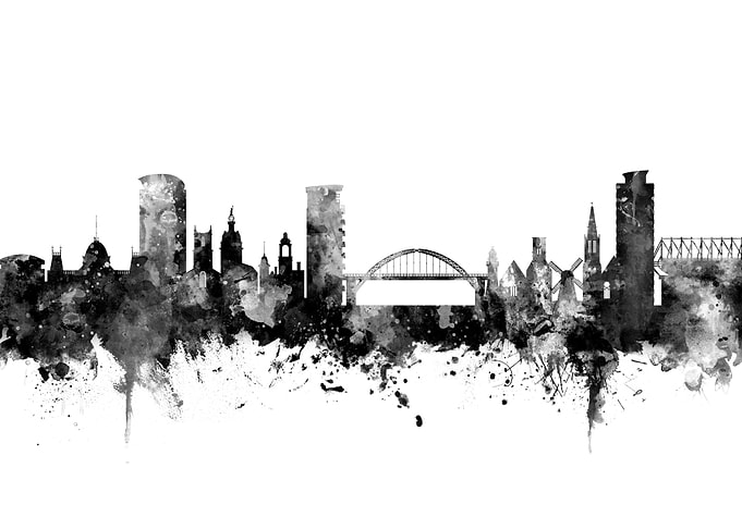 Sunderland England Skyline