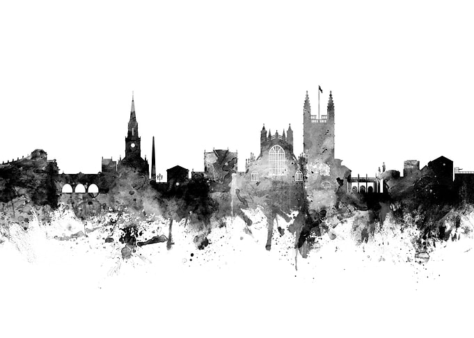 Bath England Skyline