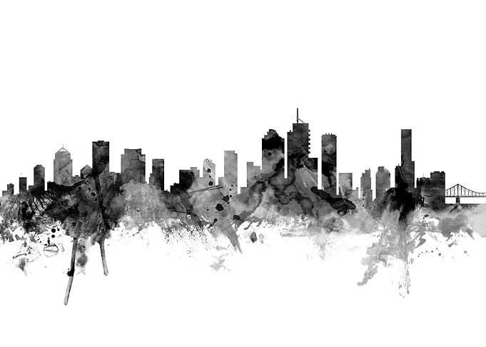 Brisbane Australia Skyline
