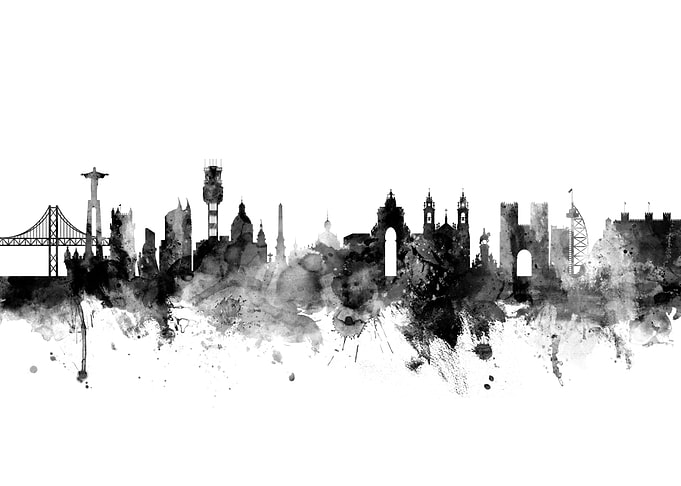 Lisbon Portugal Skyline