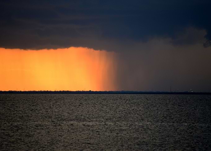 Evening downpour