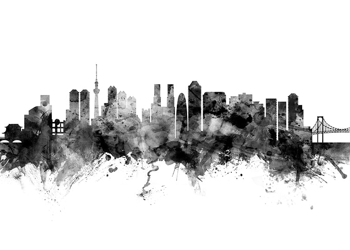 Tokyo Japan Skyline