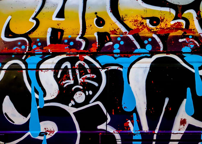 graffiti art on the street