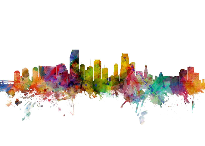 Miami Florida Skyline