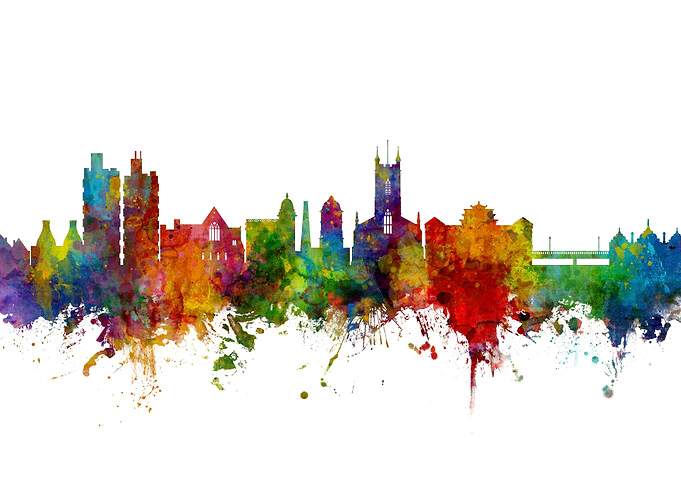 Stoke on Trent Skyline
