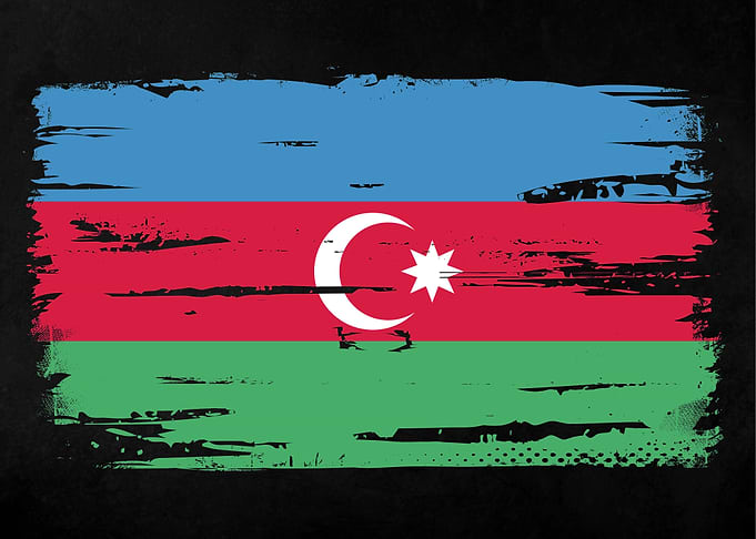 Azerbaijan Flag