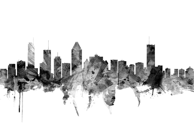 Montreal Canada Skyline