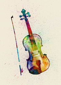 Violin Watercolor
