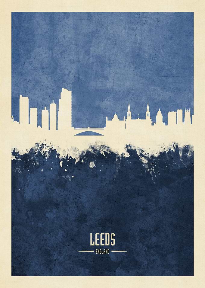 Leeds England Skyline