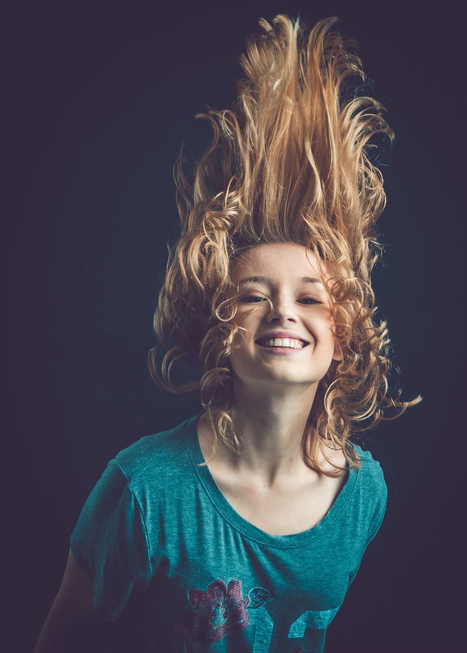 Girl Hair Flick