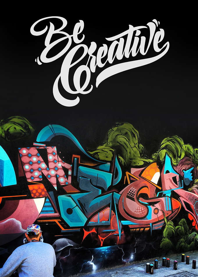 Street Art in the making