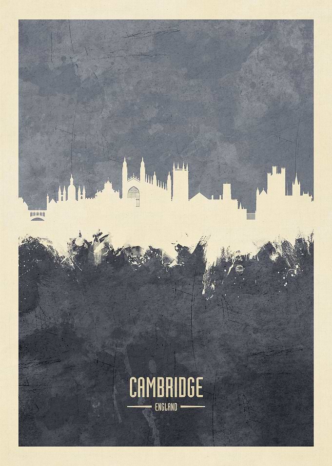 Cambridge England Skyline