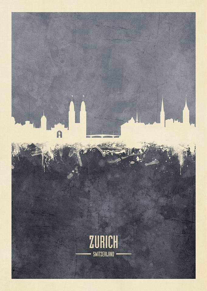 Zurich Switzerland Skyline