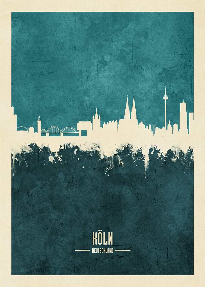 Cologne Germany Skyline