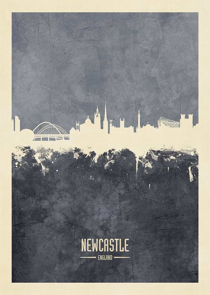Newcastle England Skyline