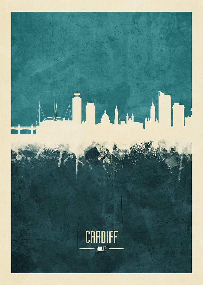Cardiff Wales Skyline