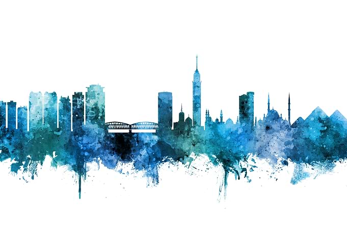 Cairo Egypt Skyline