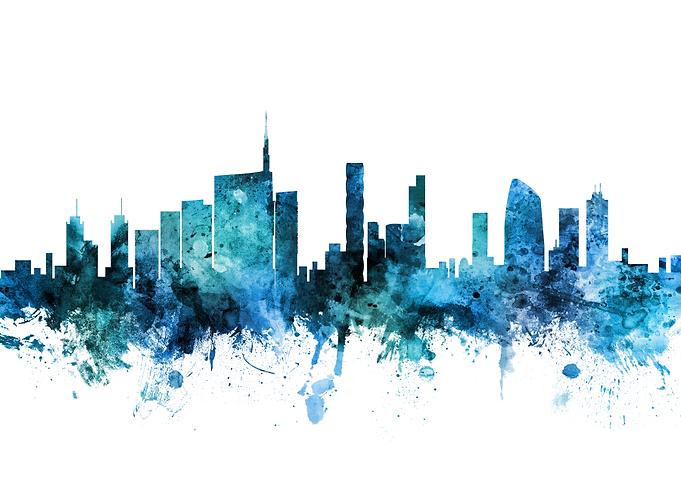 Milan Italy Skyline
