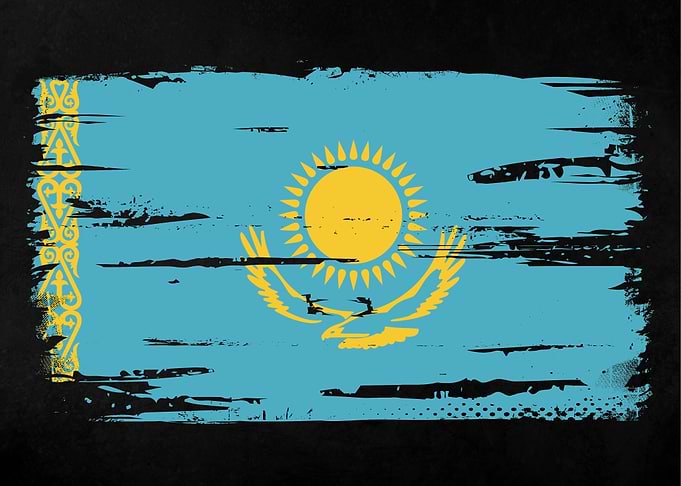 Kazakhstan Flag