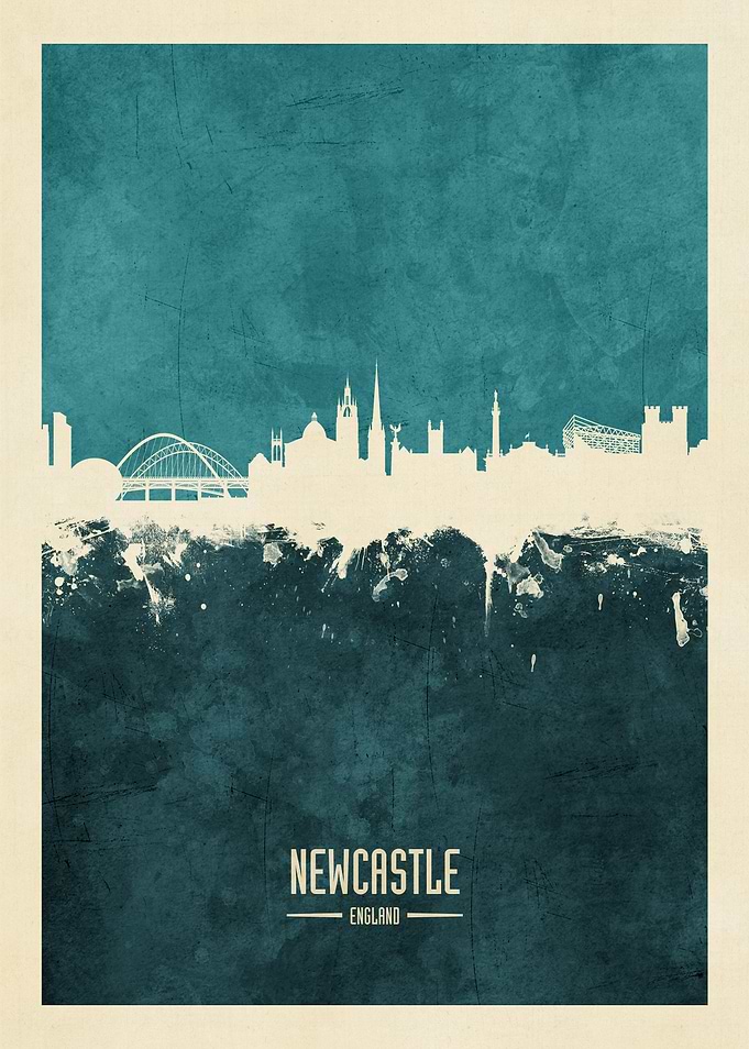 Newcastle England Skyline