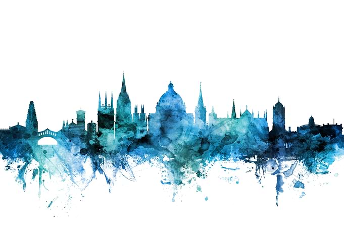 Oxford England Skyline