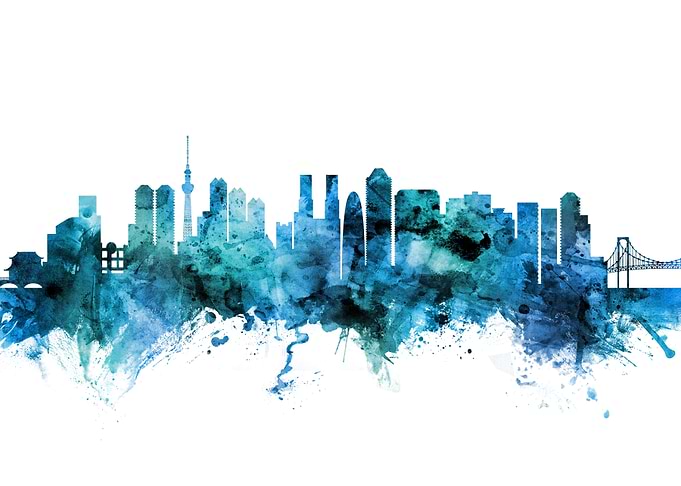 Tokyo Japan Skyline