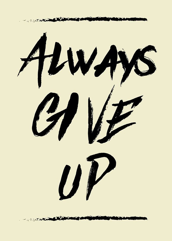 unmotivational poster