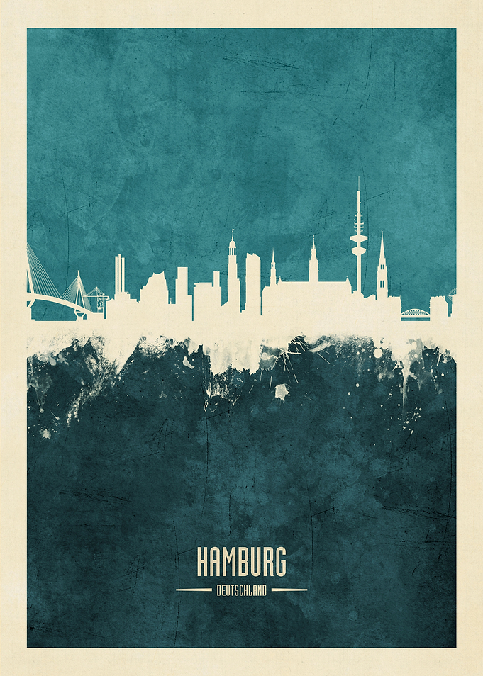 Hamburg Germany Skyline