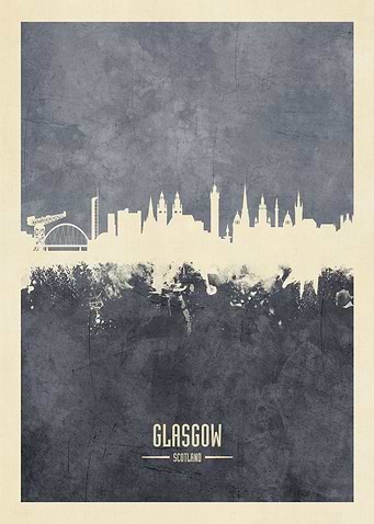 Glasgow Scotland Skyline