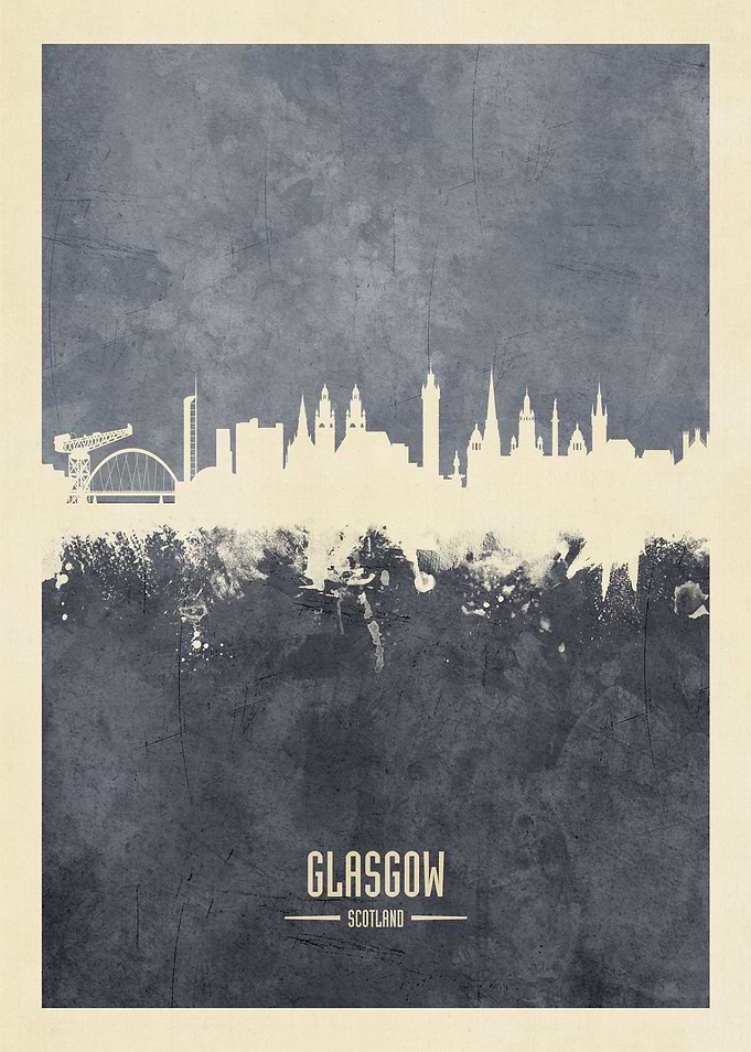 Glasgow Scotland Skyline