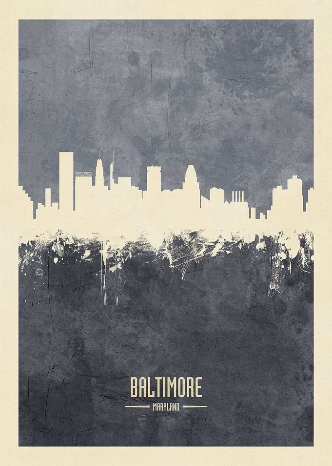 Baltimore Maryland Skyline
