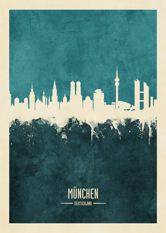 Munich Germany Skyline