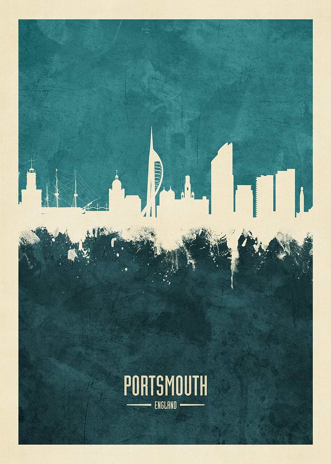 Portsmouth England Skyline