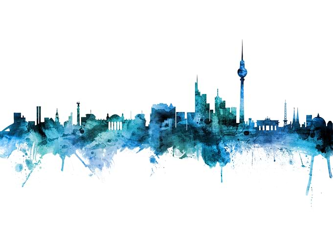 Berlin Germany Skyline