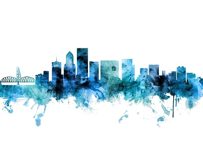 Portland Oregon Skyline