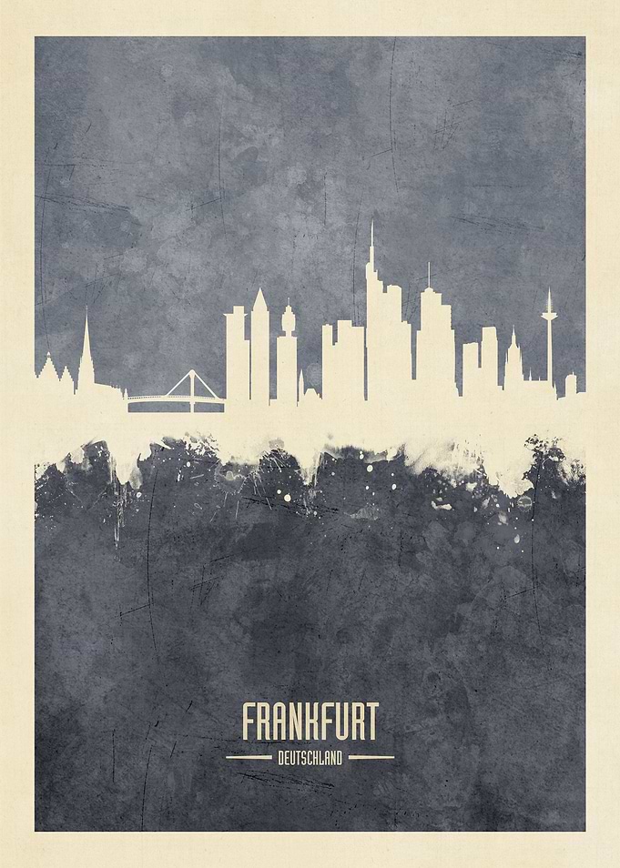 Frankfurt Germany Skyline
