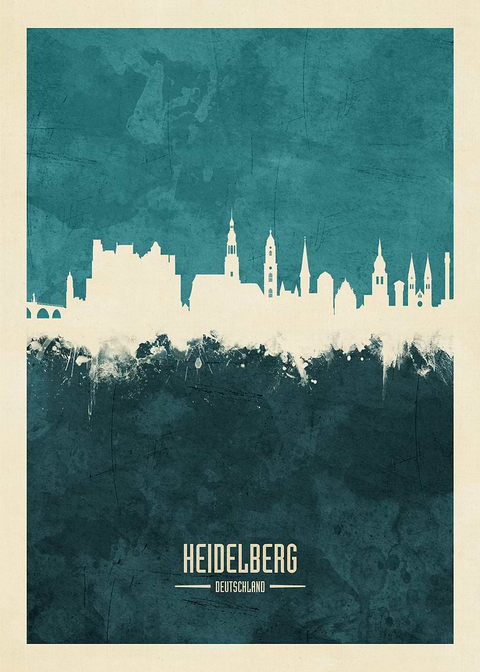 Heidelberg Germany Skyline
